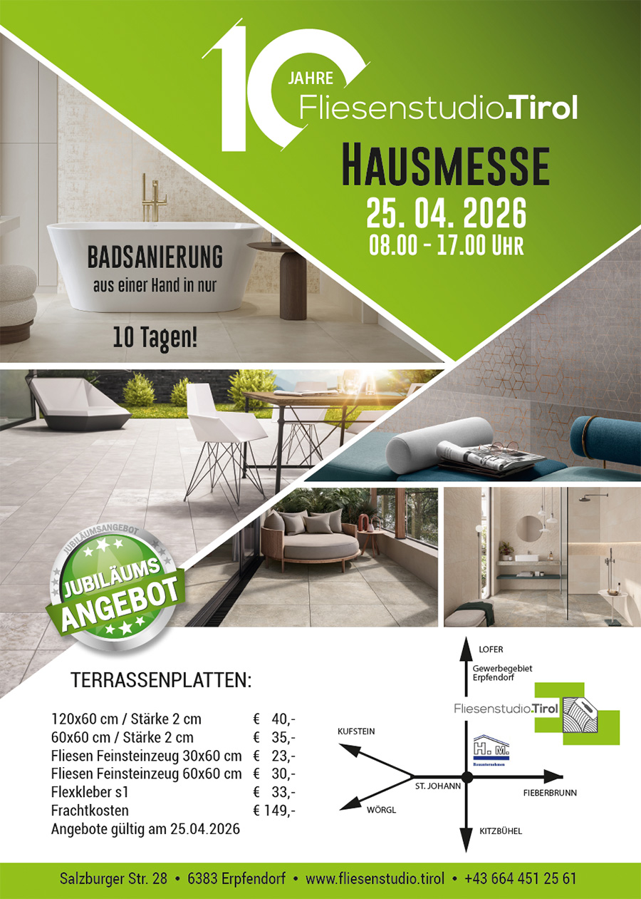 Hausmesse am 25. April 2026